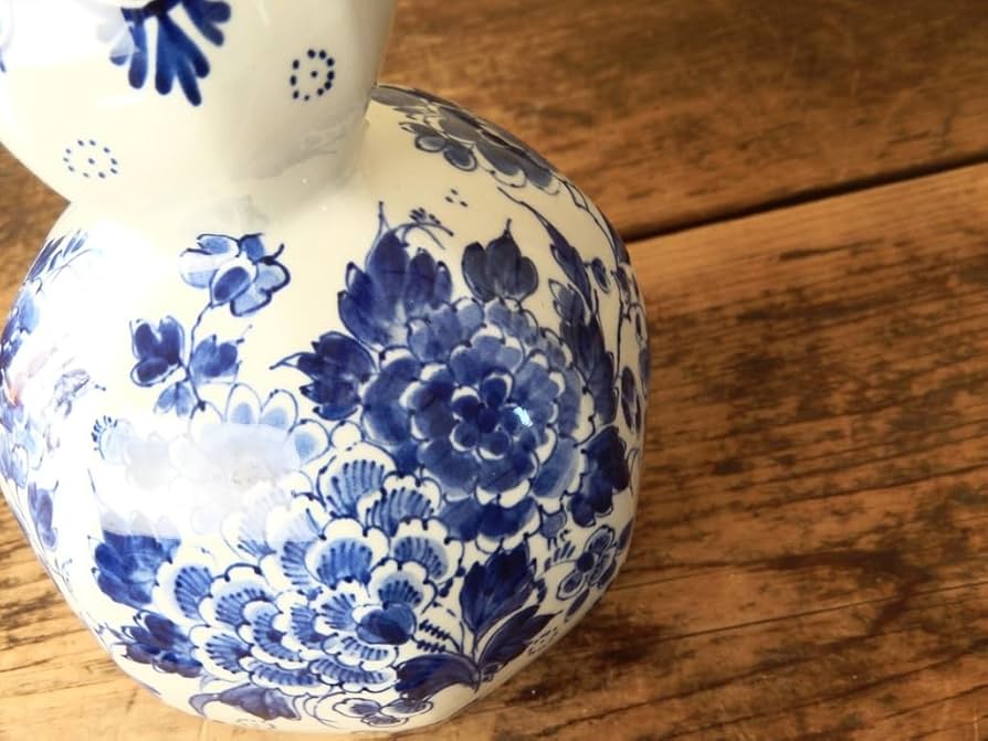 青と白のパステルカラーの瓢箪子下山ケトル Amazon｜ノーブランド品 OAN阿蘭陀オランダRoyalDelft瓢箪型徳利